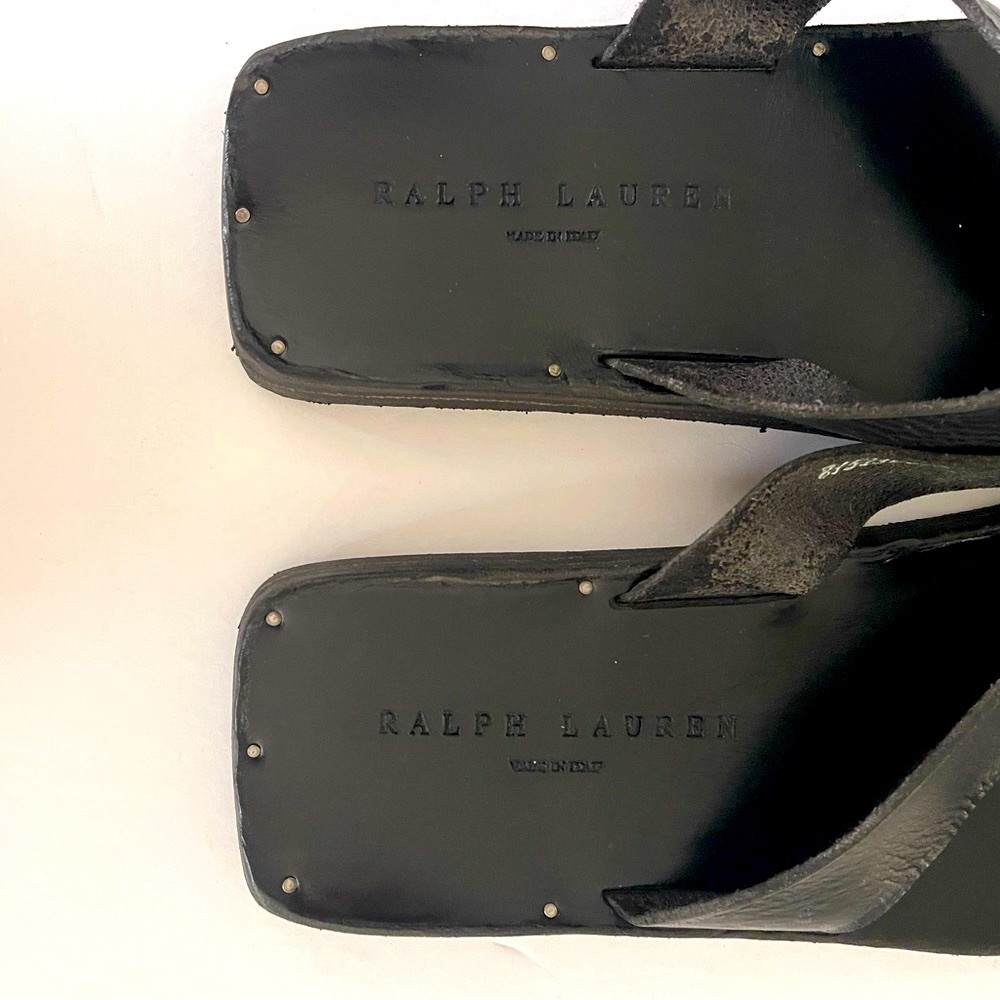 Ralph Lauren Men’s Black slippers - Picture 8 of 8